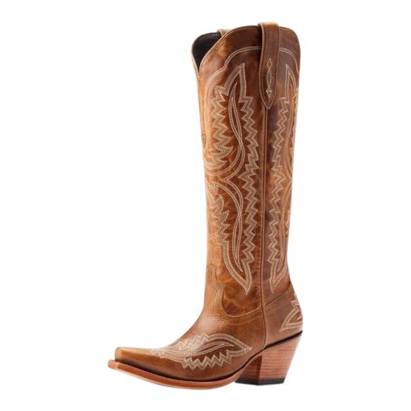 ARIAT Women’s CASANOVA SHADES OF GRAIN Snip Toe Tall Western/Cowboy BOOTS | NEW - Picture 5 of 16